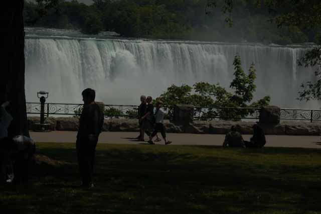 The Canadian side of the falls